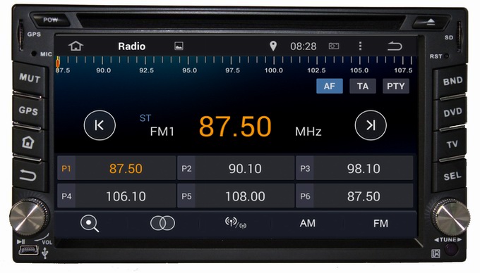 Ouchuangbo 6.2 Inch Audio Radios for Universal Car DVD Android 4.4 GPS Navigaiton iPod USB OCB-6205D
