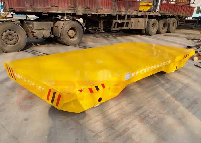 Motorless 25t Forklift Material Transfer Carts On Turning Rails Customised Size
