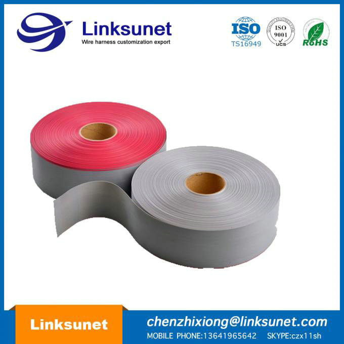 UL2651 - 26AWG 2.54MM Pitch Flat Ribbon Cable Gray Custom 0.1 - 10M High Voltage