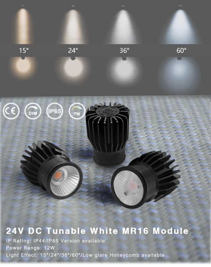 2700K-6500K Led Downlight Module Tunable White MR16 Spotlight Module