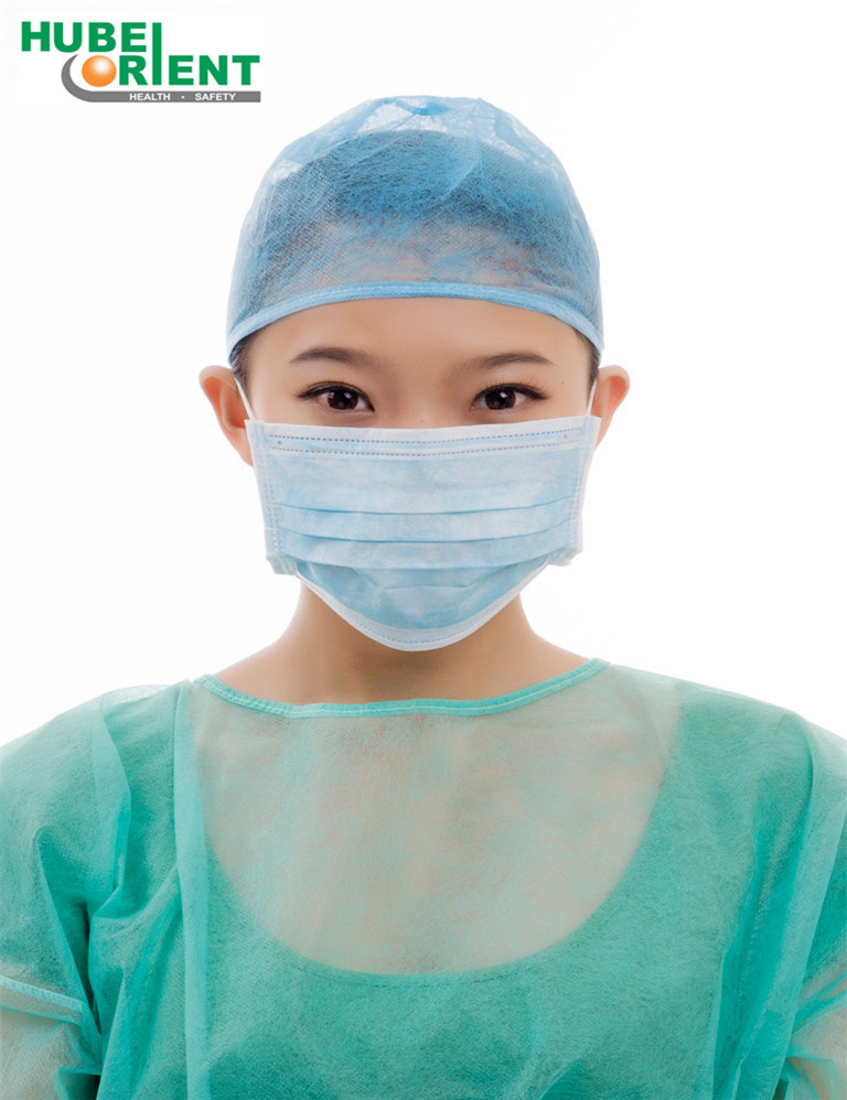 Excellent Filtration Disposable Earloop Nonwoven Face Mask For Hospital