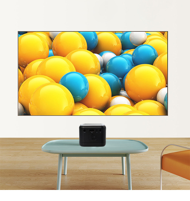 0.2"DMD Smart DLP LED Home Cinema Projector 40 ANSI Lumens