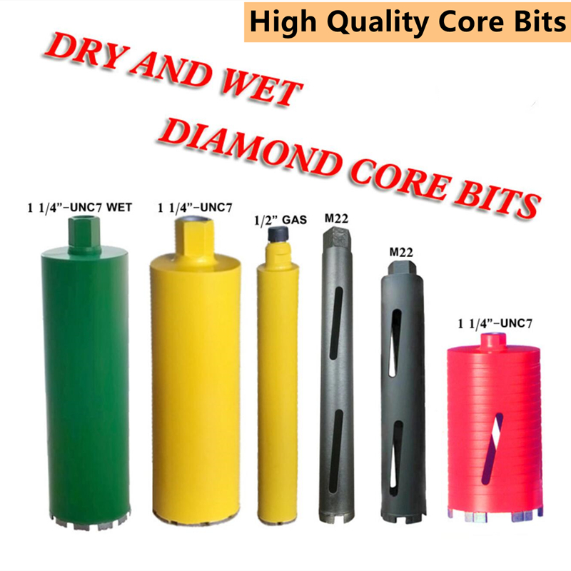 350mm Diamond Core Drill Bit , Drilling 1 Inch Core Drill Bit
