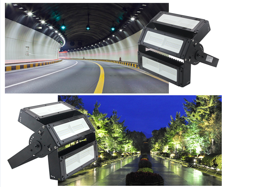 IP65 Modular Outdoor LED Tunnel Light For Warehouse Aluminum Body