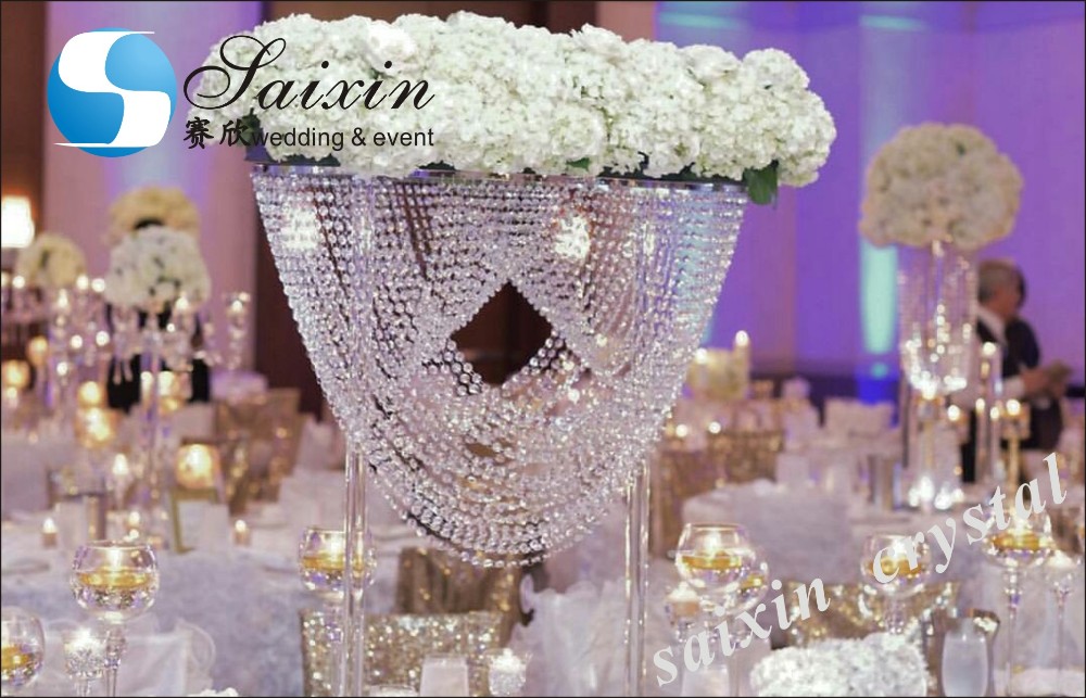 ZT-542 Luxury Crystal Flower Stand Centerpiece For Wedding Decor