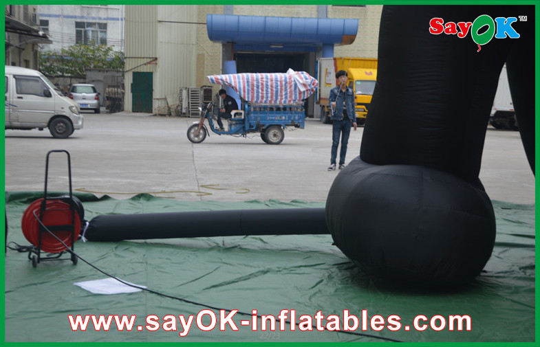 Giant 6m Cartoon Inflatable Cat Commerical Advertising For Outdoor