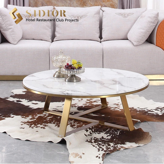 Coffee Table, Side Table, Sintered Table Top, Nature Marble, Man Made Marble Table Top, Black Powder Coated Metal Legs