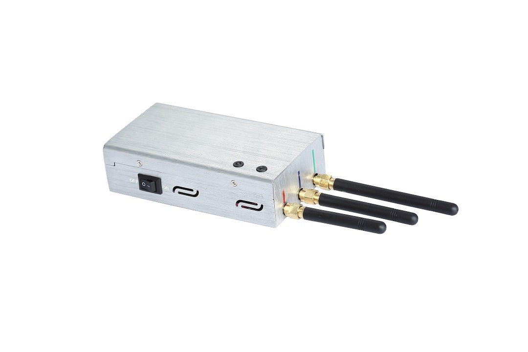 3G Mobile Phone Signal Jammer 2500mAh Triple Bands Portable Handheld