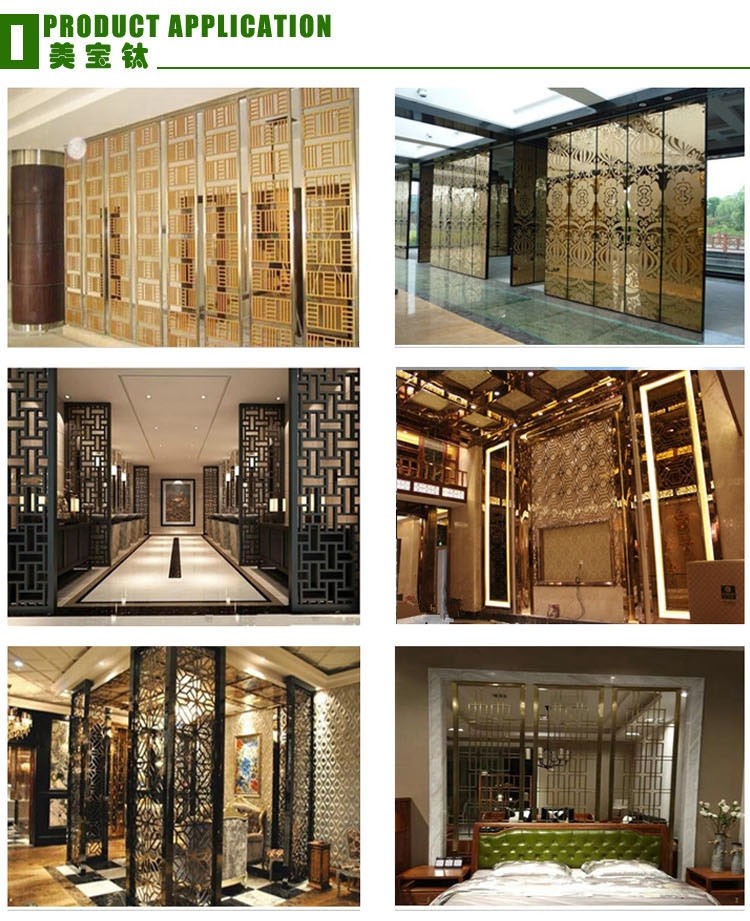 New Style Project Screen Stainless Steel Room Divider Decoration Hotel,Wall