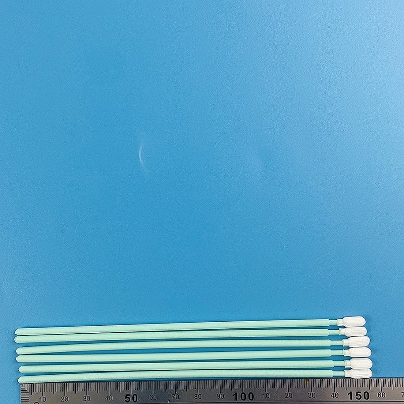 6.4'' Long Polyester Cleaning Swab Lint Free With Flexible Paddle Optical Lens Clean