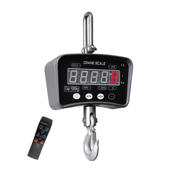 Portable Digital Hanging Scales Battery Power Supply 100kg 200kg LED With