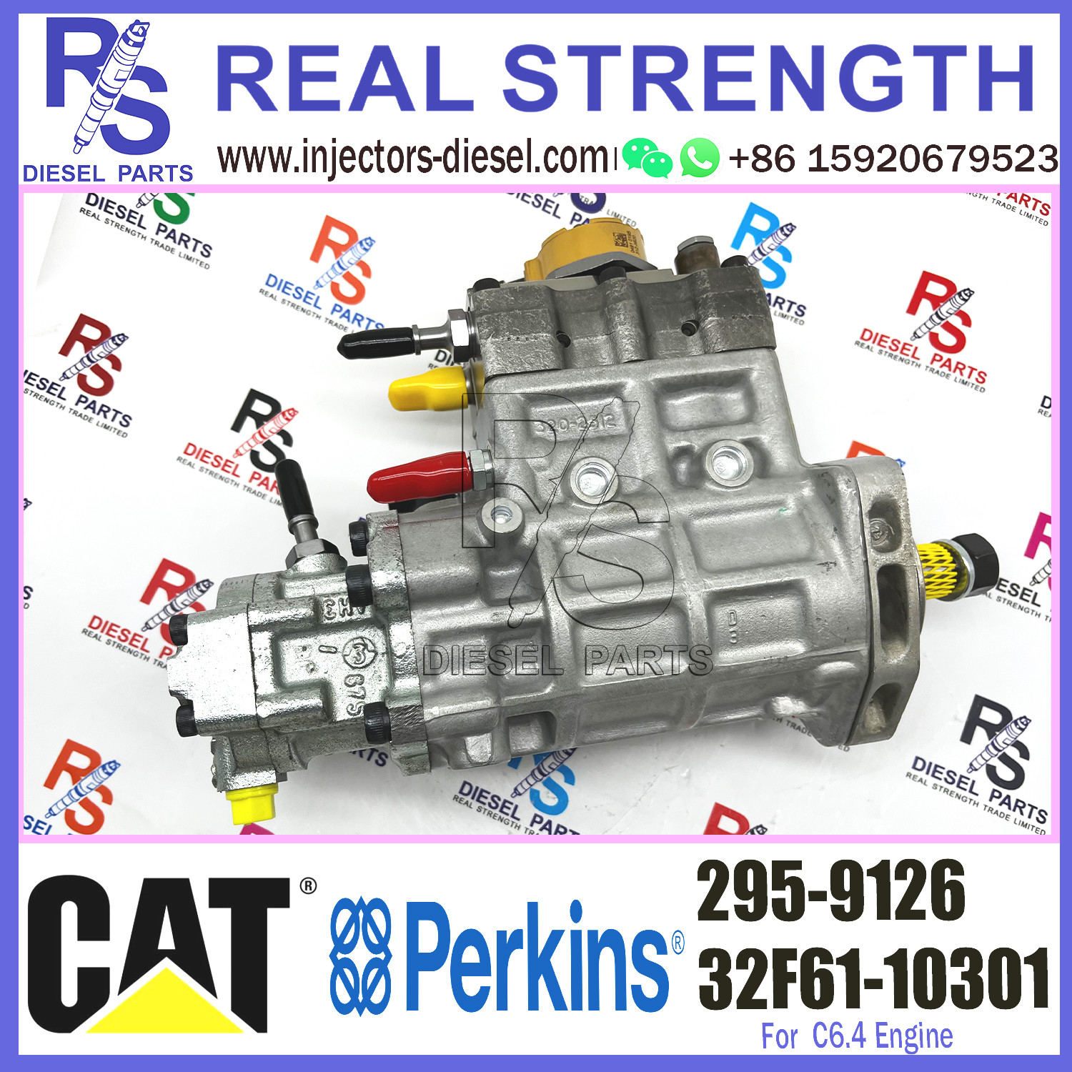 32F61-10301 Diesel Oil Fuel Transfer Pump 295-9126 2959126 For Excavator E320D 320D