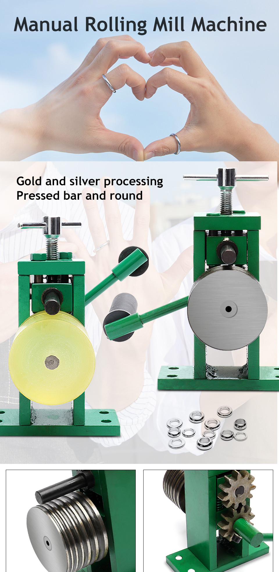 65mm Rolling Mills Machines For Bending Work Crafts Making Processing