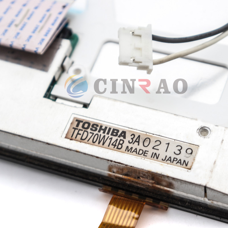 7.0 INCH Toshiba TFD70W14B TFT LCD Screen Display Panel For Car GPS Auto Spare Parts