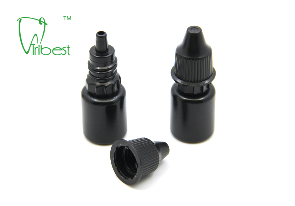 Medical Self Aspirating Disposable Dental Black Plastic Bottle
