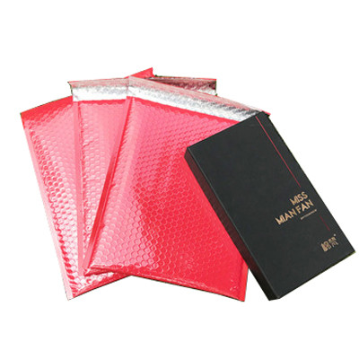 Professional Production Custom Poly Rose Gold Black Bubble Bubble Mailer Wrap Envelope