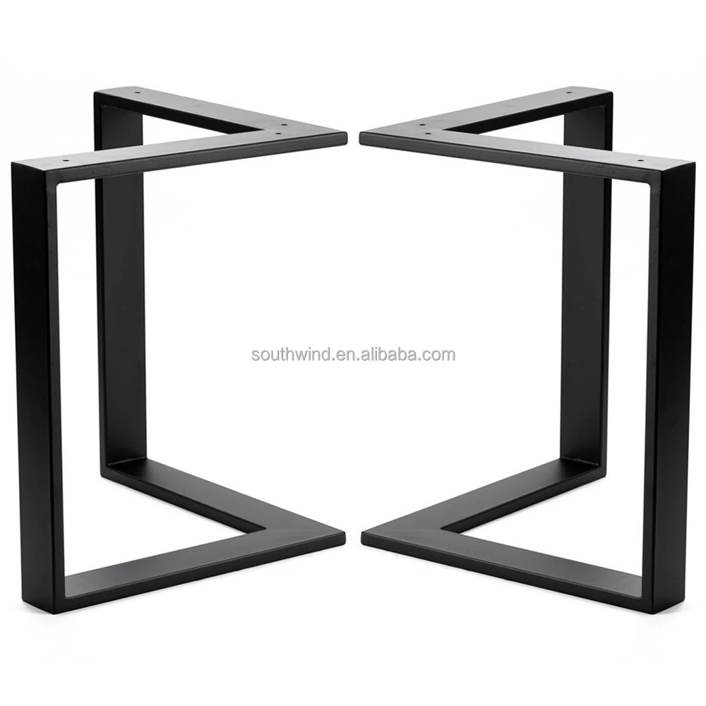 Customized X Shaped Cast Iron Steel Furniture Base for Wrought Metal Bench Coffee Table