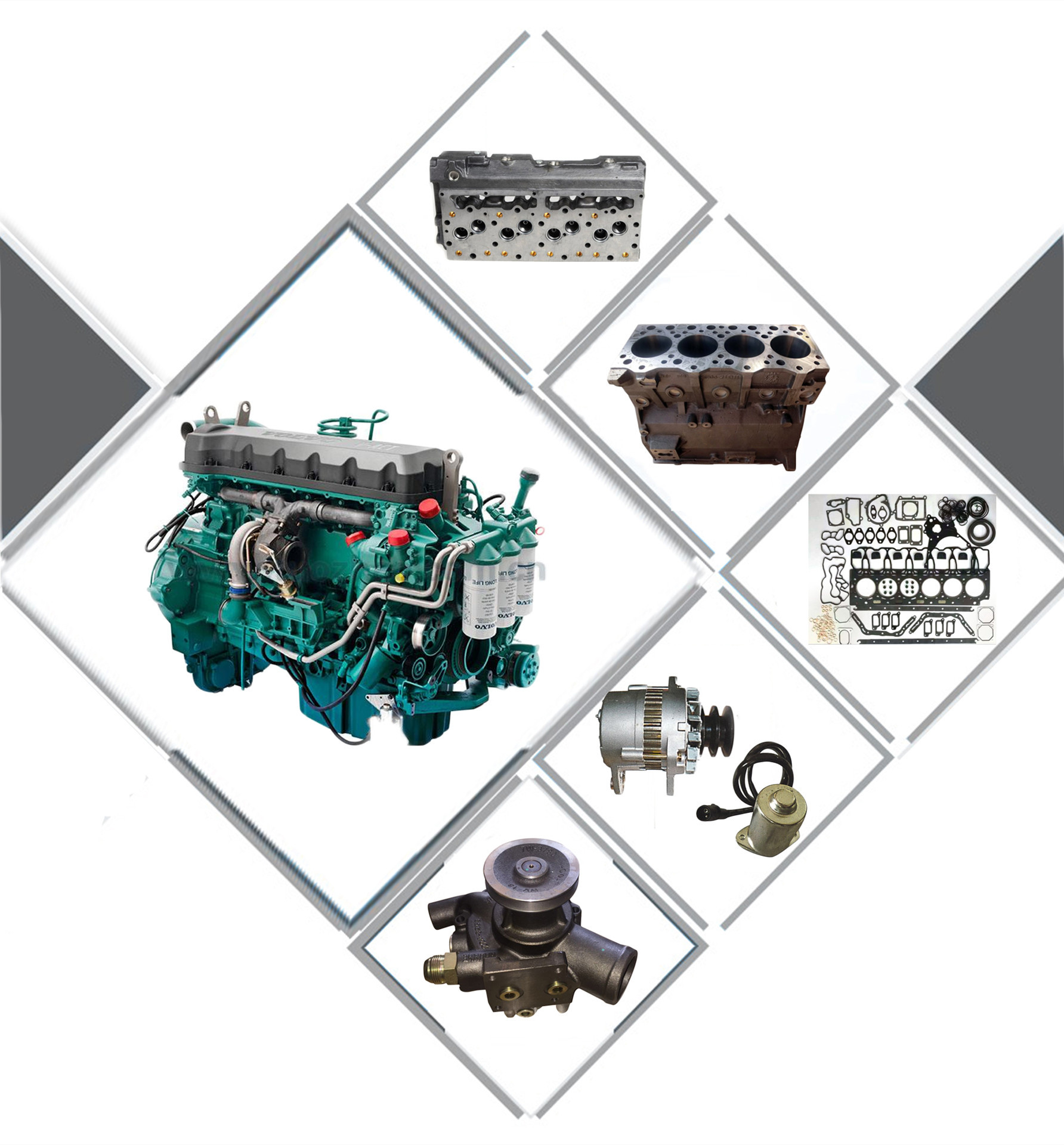 QSB6.7 ISDE6.7 Diesel Engine Cylinder Head Assembly 3977221