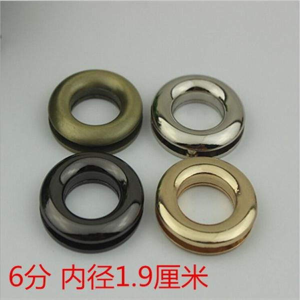 Wholesales high quality different color zinc alloy 19 mm round metal screw