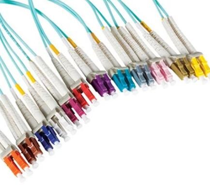 Duplex Fiber Optic Patch Cord LC LC SM G657A1 with Uniboot round cable