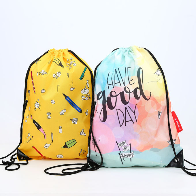 Custom Sports Gym Nylon Breathable Drawstring Packaging Bags