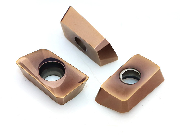 TiCN Coated Carbide Indexable Milling Inserts Roughing / Semi - Finishing Process