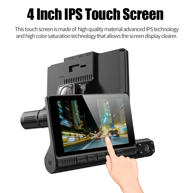 FHD Digital Camcorder Car DVR 1080p Gps Touchscreen Android DVR Dashcam