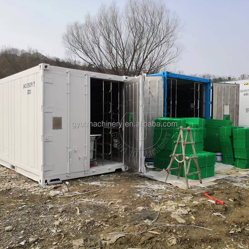 40FT Vertical Hydroponic Container Fodder Machine for Growing Sprouts Barley on Farms