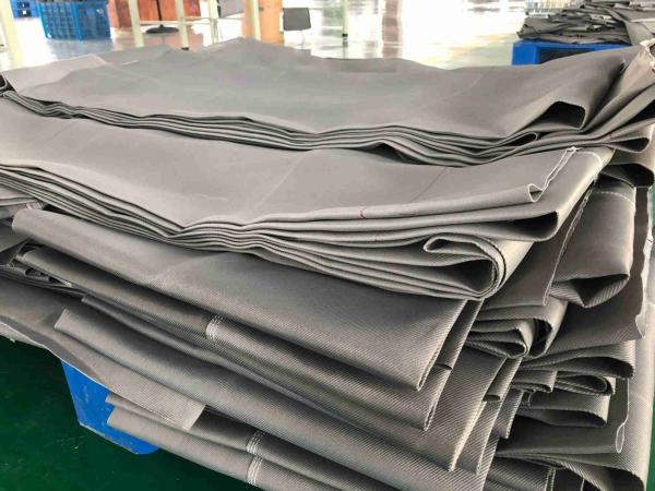 400gsm Pulse Jet Glassfiber Filter Bags , Water Repellent Fiberglass Woven