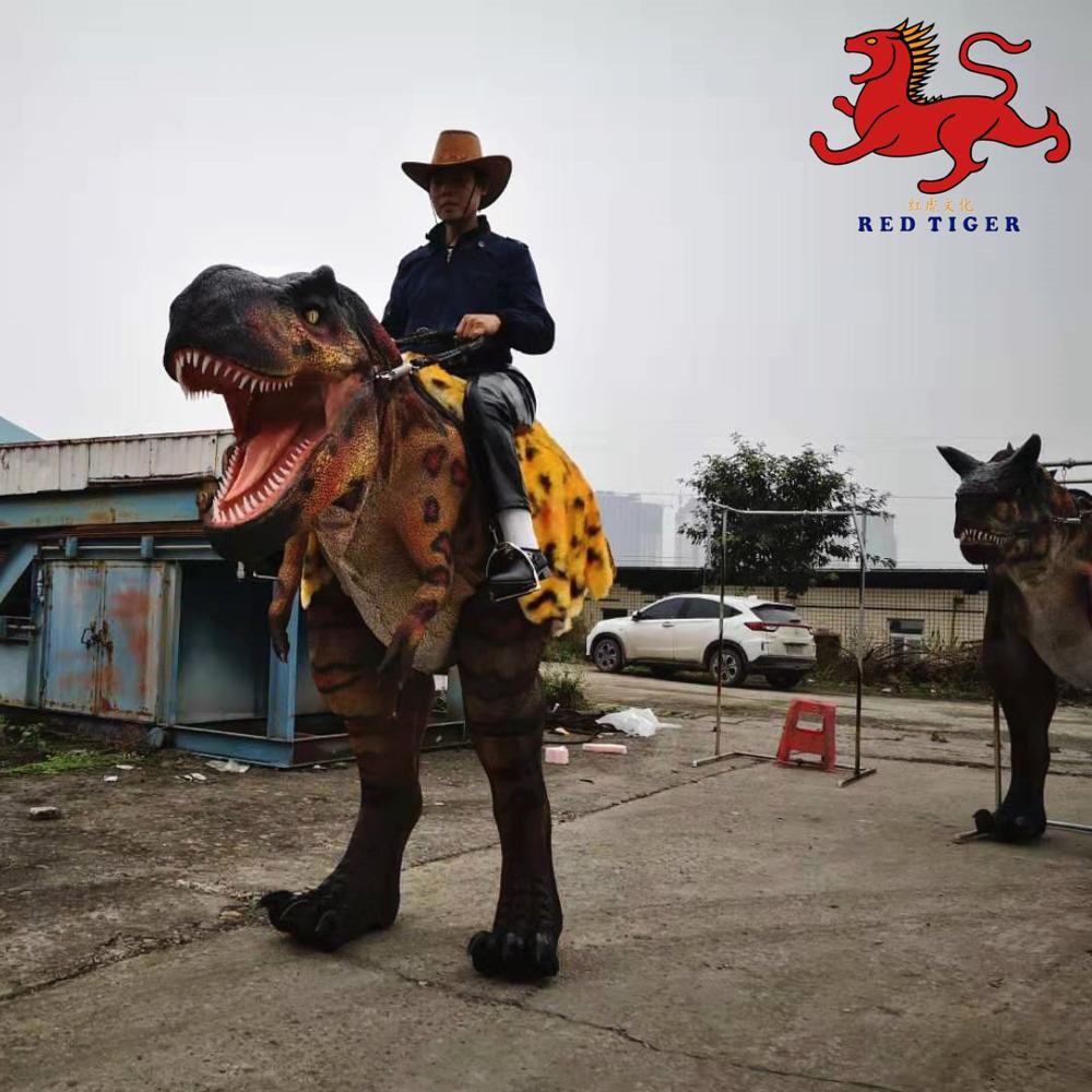 T Rex Realistic Stilts Dinosaur Costume Ride Youth Age For Playgrounds