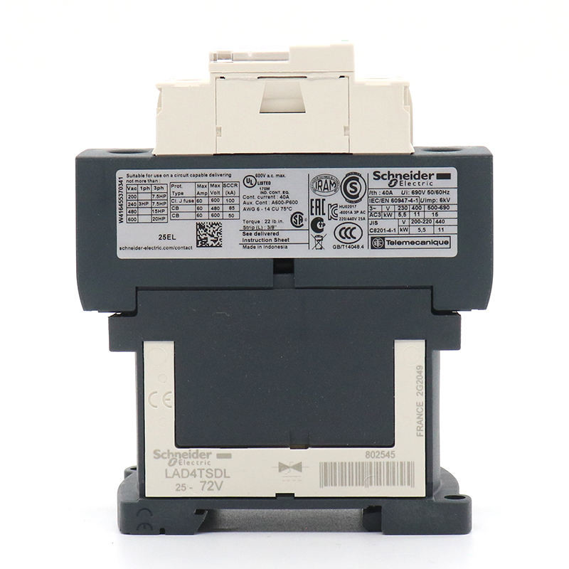 Schneider DC contactor LC1D09BDC three-phase 9A 12A AC contactor PLC