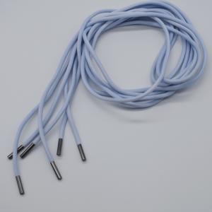 China Soft Woven Nylon Cord Metal Tips Drawcords For Clothing Hoodie Jacquard Trouser on sale