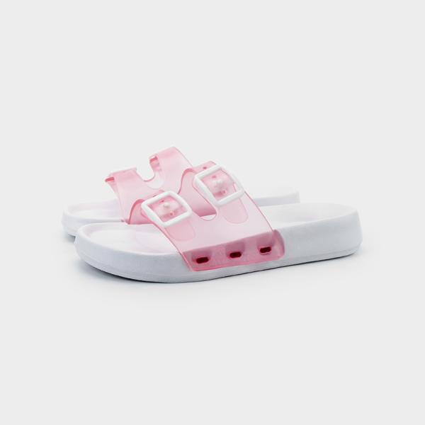 OEM White Transparent Upper Eva Birkenstock Clogs With Double Strap