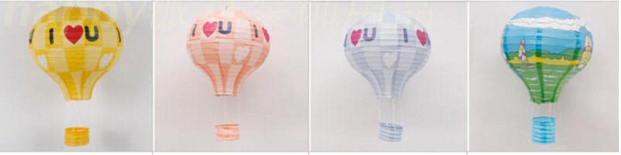 Hot Air Balltoon Paper Lanterns, Shopping Arcade Celebrations, Birthday Parties, Kindergarten Hanging Ornaments