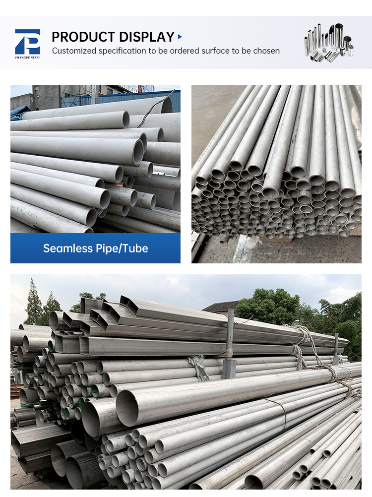 100mm 150mm Stainless Steel Pipe Tubing Custom Round Welded Pipe 201 304