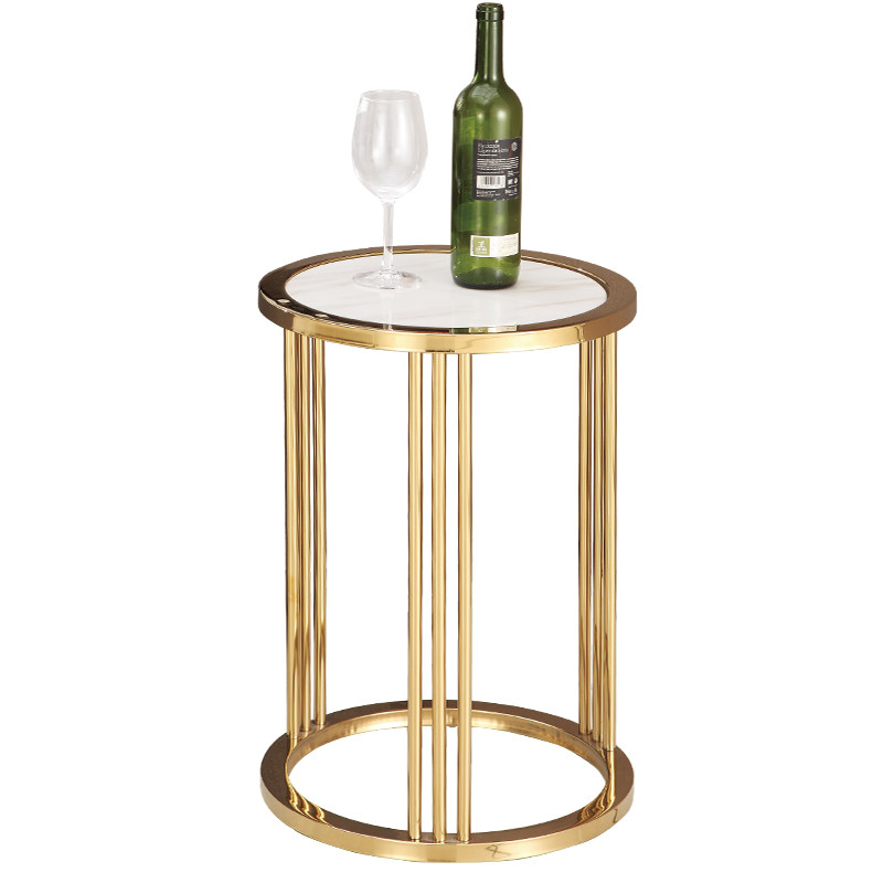 metal Side table bases gold stainless steel furniture frames for restaurants