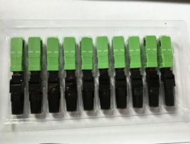 Fast Connect Fiber Connectors For Drop Cable / Indoor Cable with Lock holds fiber reliability