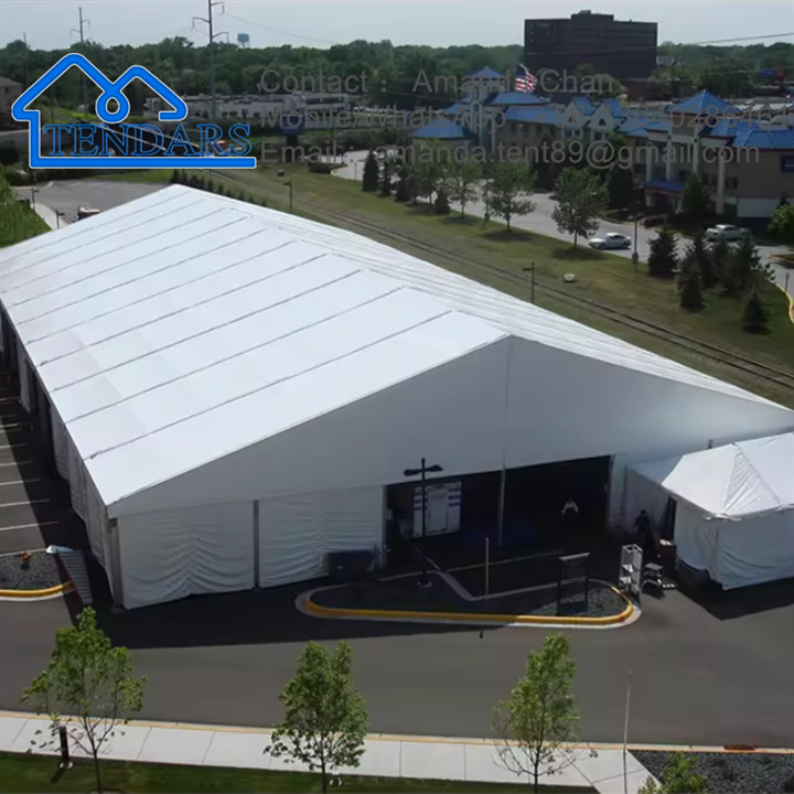 Big Factory Price Customized Temporary Warehouse Aluminum Warehouse Tents For Storage