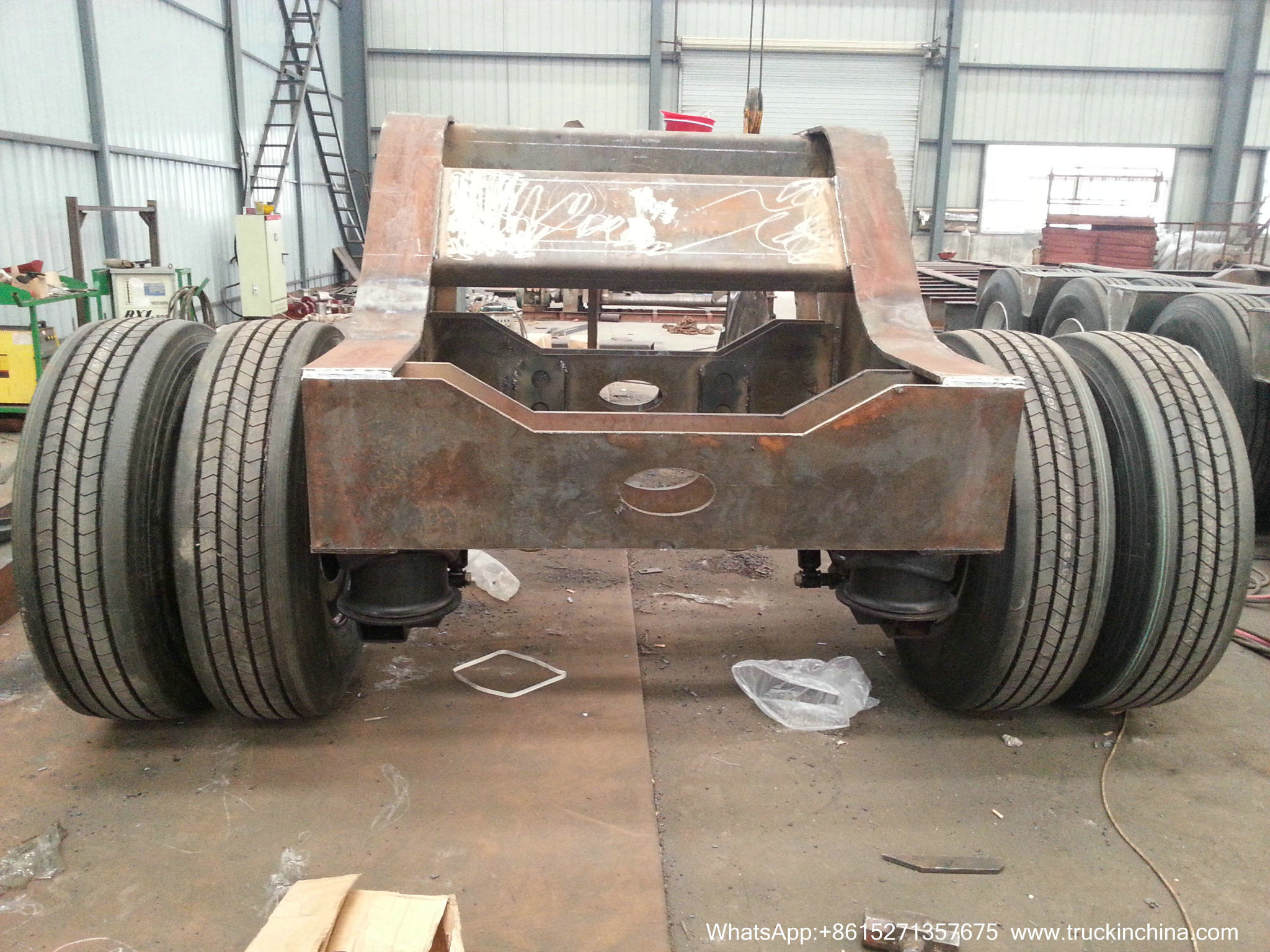 Gooseneck Lowbed Trailer Dolly for Heavy Duty Heavy Machine Lowbed Semi Trailer 80 ton 100Ton WhatsApp:8615271357675