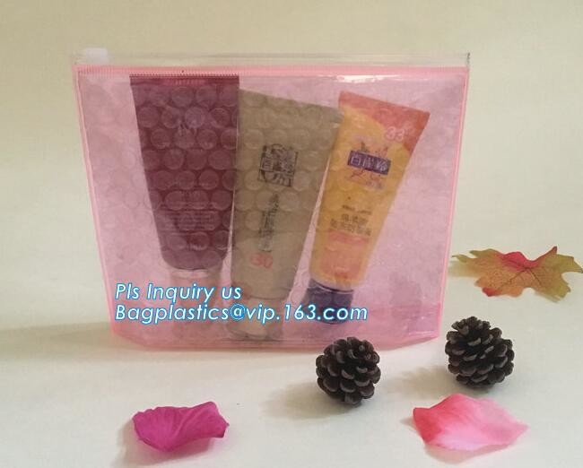 Pink Slider Zip lock Bubble Bag, High Quality Pink Bubble Hash Bag, Reused Pink Bubble Bag With Red Slider bags
