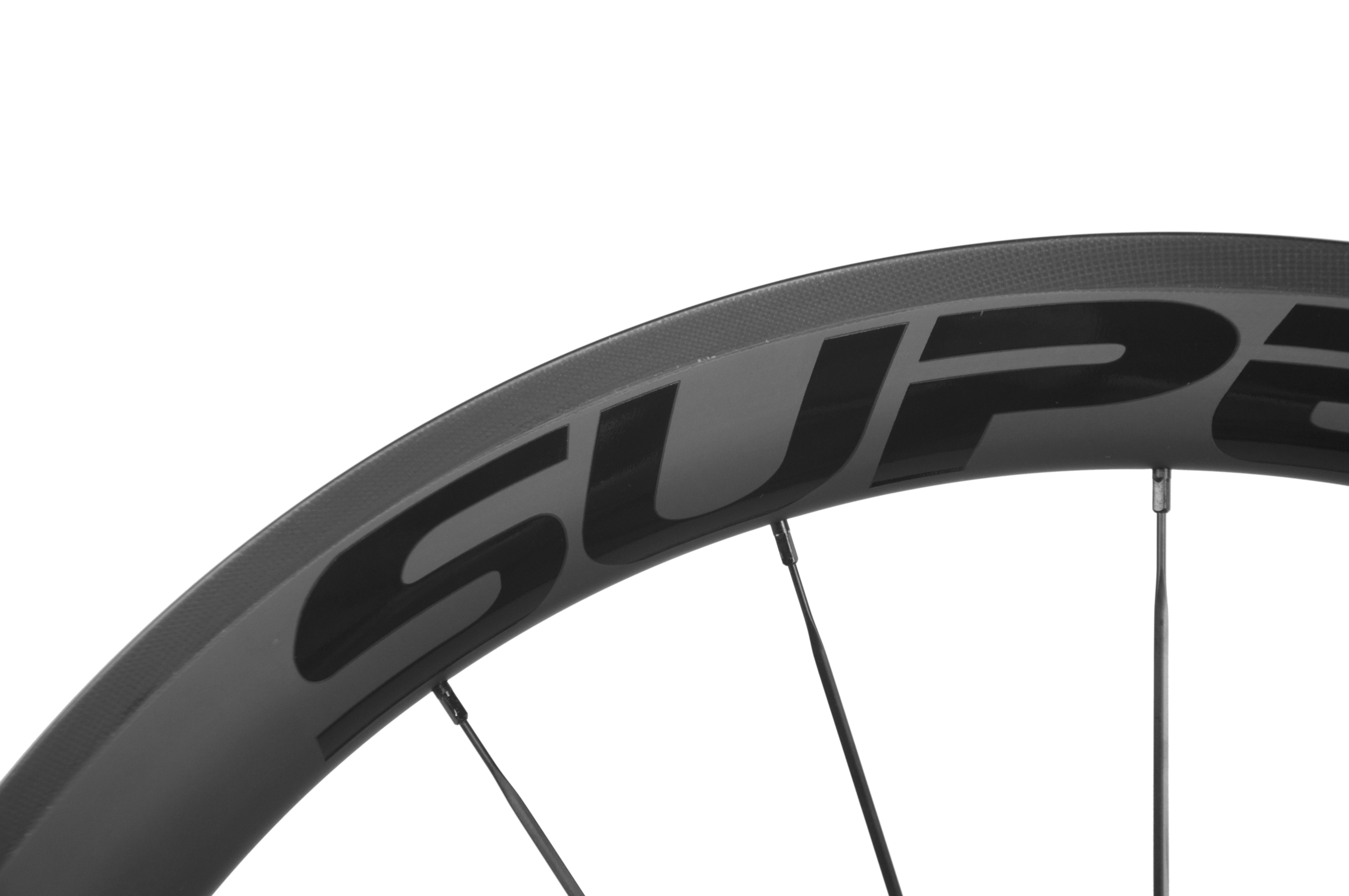 Superteam 38mm Road Wheelset with V Brake Braking System and R13 Black Hub Elbow