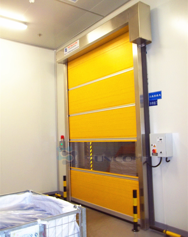 Galvanized Steel High Speed Interior Roll Up Doors With Sensor