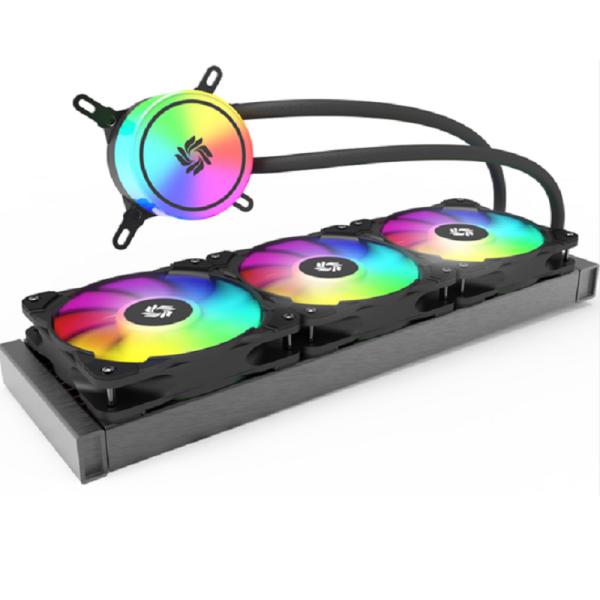 360mm ARGB AIO Liquid Cooler,Round Water Block, 36027 Radiator, PWM Fan 1800RPM, LGA1700/AM5, Custom Logo