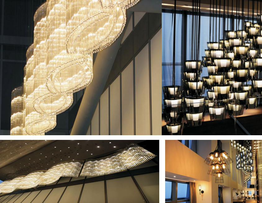 Customized Luxury Pendant Lights Five-Star Hotels And High End Clubs