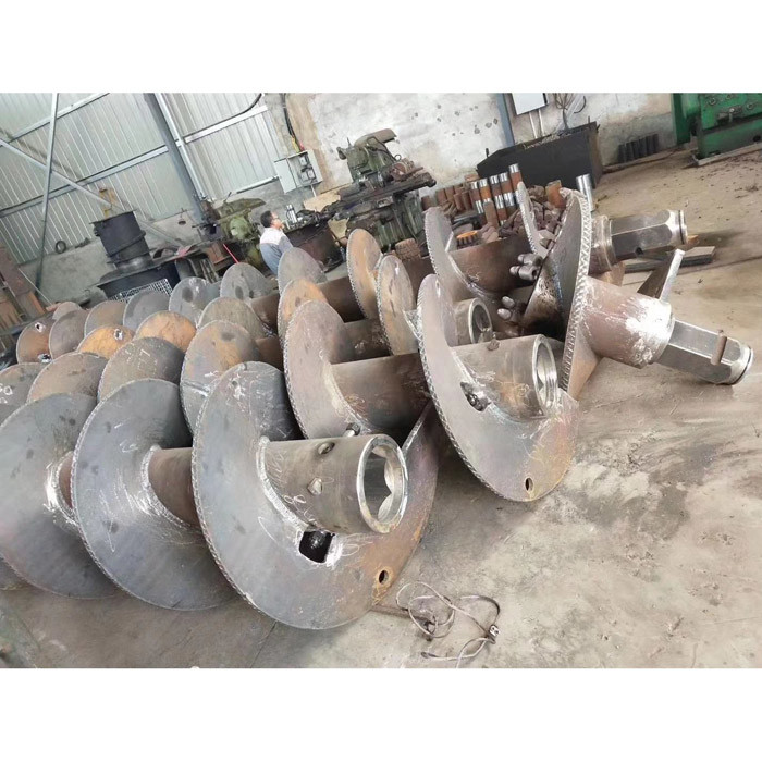 Flat Earth Rock Drilling Auger Single Cut And Double Cut Conical Auger Bucket