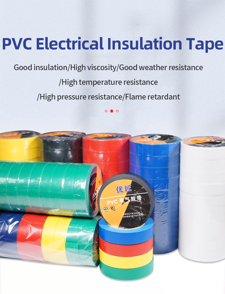 Industrial Grade High-Temperature Resistant PVC Electrical Insulation Tape