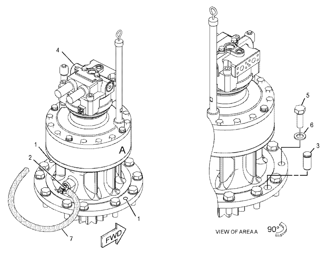 SWING REDUCTION GEARA FOR CATERPILLAR 320C/320D EXCAVATORS AFTERMARKET