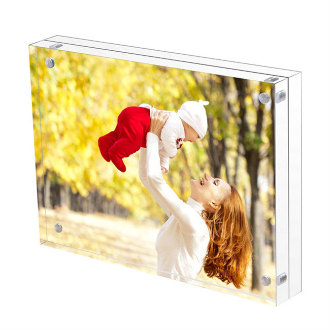Plastic Acrylic Waterproof Clear Acrylic Photo Frame 4x6 Inch 10+10mm