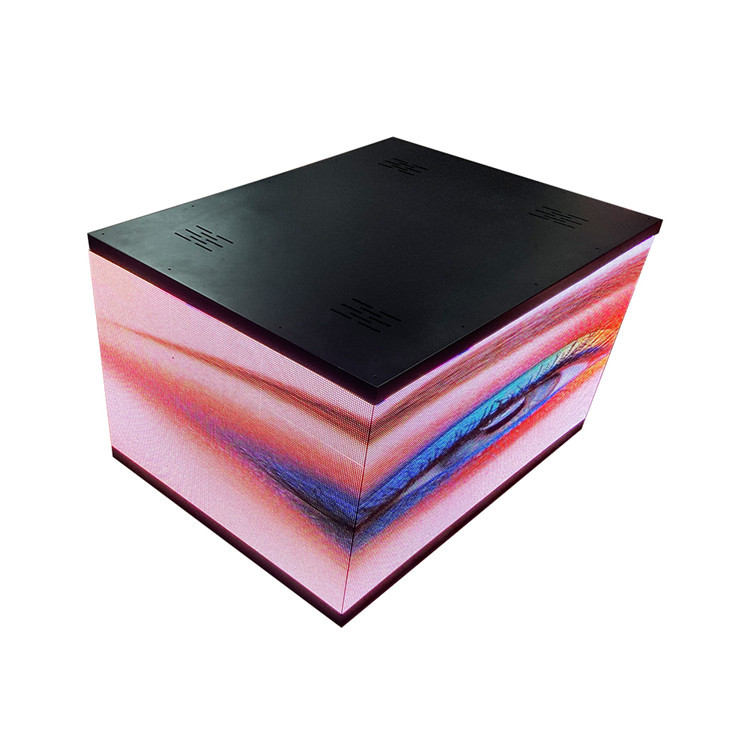 Irregular Shape Cube Magic Square P4 Flexible Led Screen