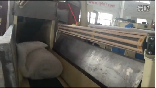 4pcs Min Cnc Pillow Filling Line Roll Making Machines Winding Up PP Cotton Polyester Fiber